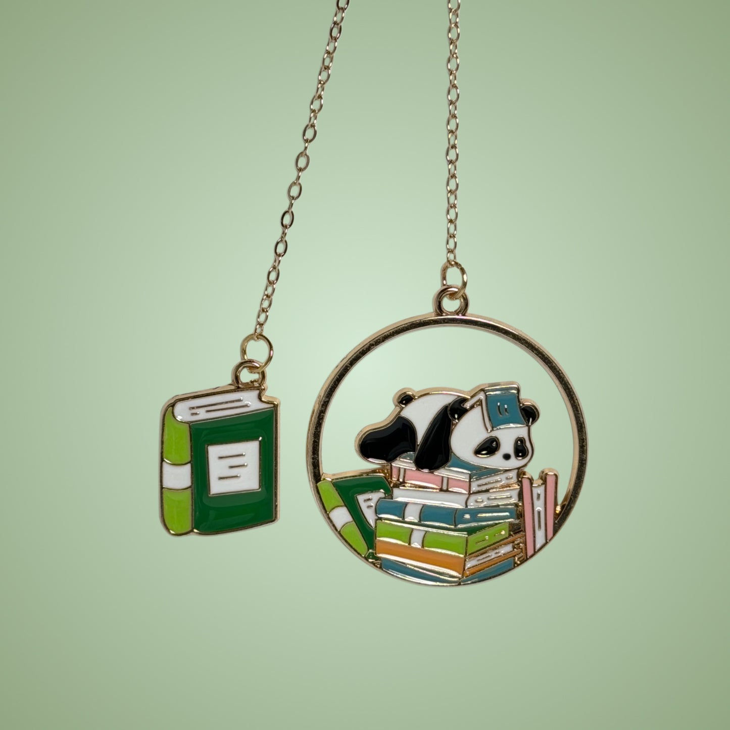 Separador de Páginas Metálico - Pandas con objetos