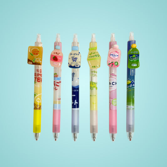 Bolígrafo de Gel - Bebidas Brillantes (Glow in the Dark)