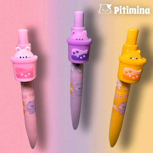 Bolígrafo de Gel - Bubble Tea Animals