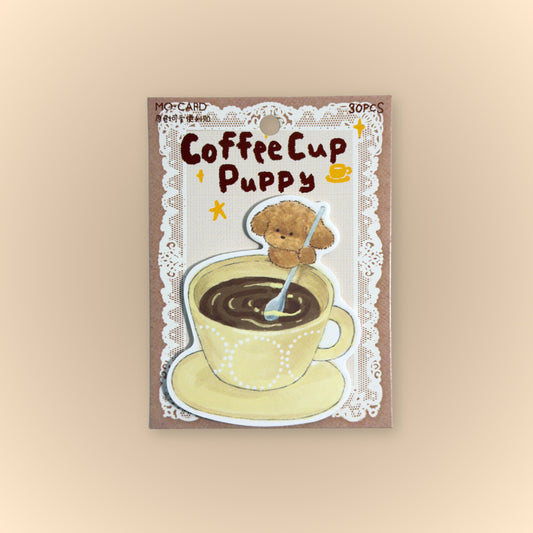 Notas Adhesivas - Puppy Café