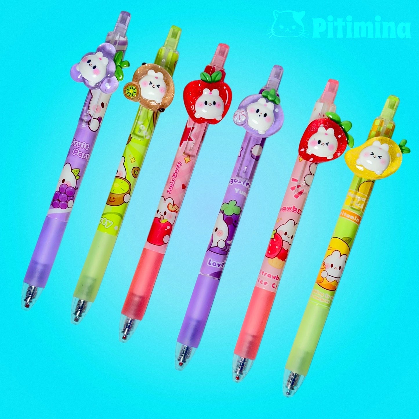 Bolígrafo de Gel - Bunny Fruity Party