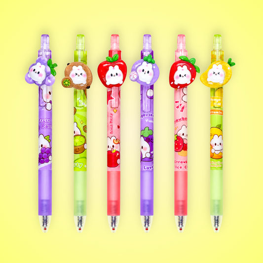 Gel Pen - Bunny Fruity Party