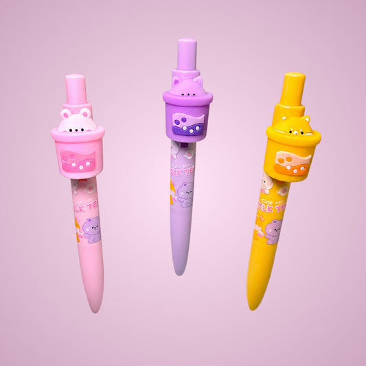 Gel Pen - Bubble Tea Animals