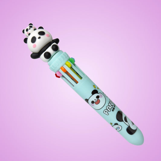 Bolígrafo Multicolor 10 en 1 - Panda