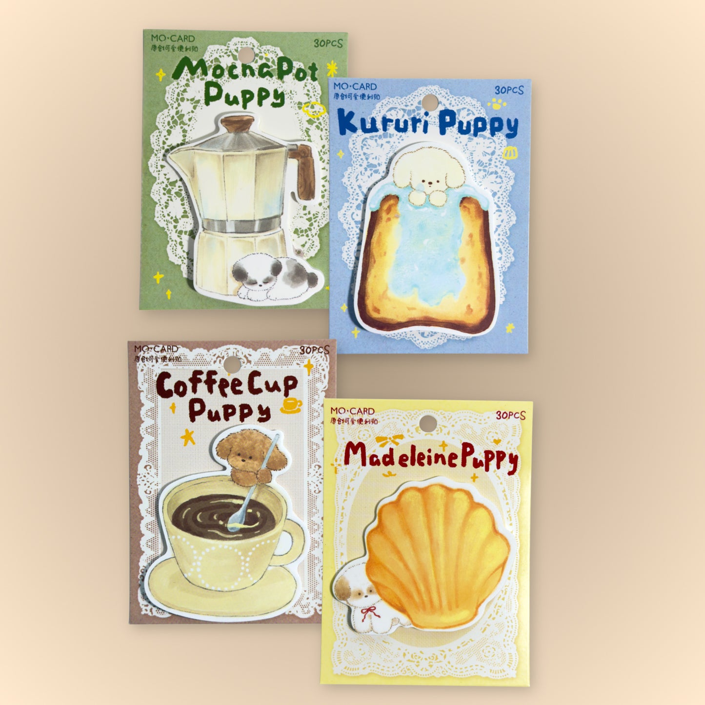 Notas Adhesivas - Puppy Café